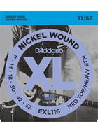 D'Addario EXL116 Medium Top/Heavy Bottom Electric 11-52