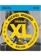 D'Addario EXL125 Super Light Top/Reg Bottom 9-46