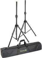 Gravity Set of 2 Speaker Stands with Carrying Bag