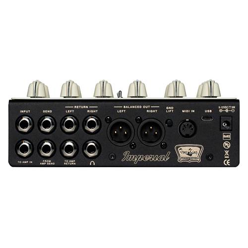 Tone King Imperial Mark II High Voltage Preamp Pedal Tone King Imperial Mark II High Voltage Preamp Pedal